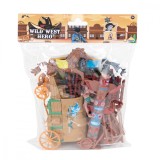 Set de joaca cu figurine cowboy, Wild West Hero