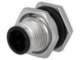 Conector M12 tată, 4 pini, IP68, 250V, AMPHENOL LTW