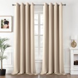 Set 2 Bucati Draperie, Blackout, 140 X 300 Cm, Bej - CN