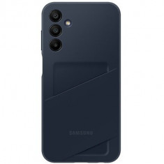 Husa de protectie Samsung Card Slot Case pentru Galaxy A15, Blue Black