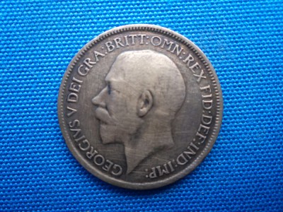 HALF PENNY 1920 GEORGIUS V / ANGLIA foto