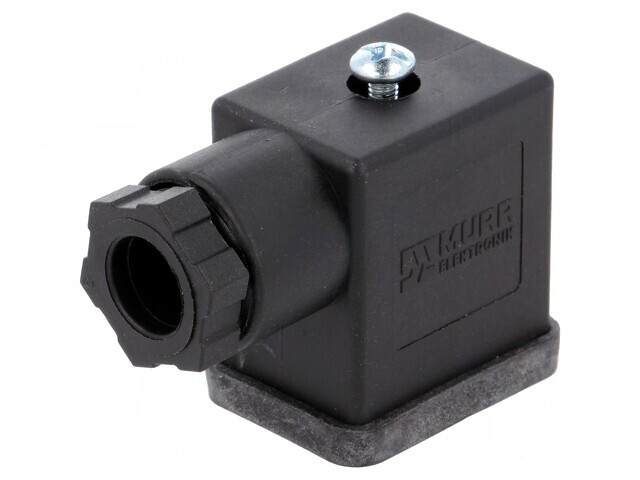 Conector cu Valvă Mufă 11mm 3 PIN 90&deg;