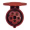 Cupla Mutlusan din cauciuc, MUT-102, 16A 6H/380/415V, IP 44