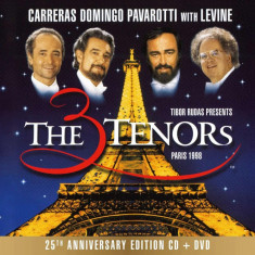 Tibor Rudas Presents the 3 Tenors Paris 1998 - CD + DVD | Luciano Pavarotti, Placido Domingo, Jose Carreras