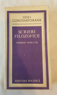 Herbert Marcuse - Scrieri filozofice foto