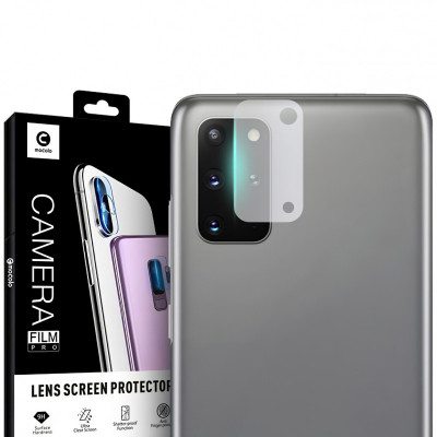 Folie Protectie Camera spate Mocolo pentru Samsung Galaxy S20 Plus G985 / Samsung Galaxy S20 Plus 5G G986, Sticla securizata, 9H, 2.5D foto