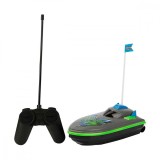 Barca cu telecomanda, Suncon, Verde-Gri, 20 cm