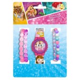 Set ceas digital + bratara Printesele Disney