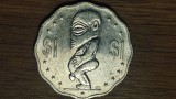 Insulele Cook - moneda exotica rara - 1 dolar / dollar 2010 - Elisabeta II - dantelata, superba ! Tangaroa - Greu de gasit !