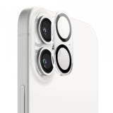 Folie de protectie Camera Spate Anank Guard pentru Apple iPhone 16 Plus / 16, Sticla Securizata, Neagra