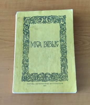 Mica Biblie - Ediția din 1991 sub patriarhul Teoctist (ediția a V-a) foto