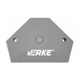 Vinclu, echer magnetic hexagonal, suport pentru sudura, capacitate 12.5 kg, 6 unghiuri, Verke