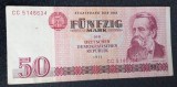 Bancnota R.D.G. Germania Democrată 50 Mark 1971. Numismatică Europa