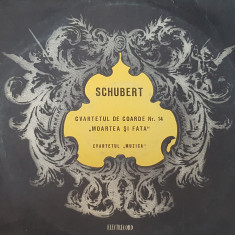 Schubert, Cvartetul de coarde nr 14 si Moartea si fata, disc vinil