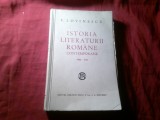H2u. E. Lovinescu - Istoria Literaturii Romane Contemporane 1900-1937 - Prima Editie Socec 1937