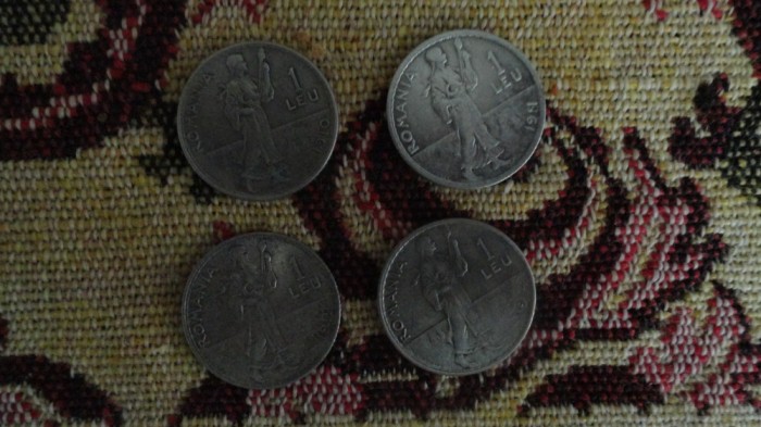 4 BUC. 1 LEU 1910- 1914 COMPLET