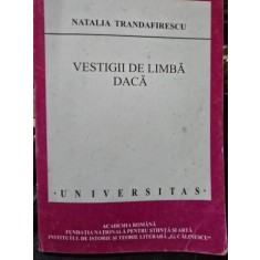 VESTIGII DE LIMBA DACA - NATALIA TRANDAFIRESCU