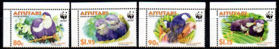 AITUTAKI 2002, Fauna - Pasari WWF, serie neuzata, MNH foto