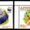 AITUTAKI 2002, Fauna - Pasari WWF, serie neuzata, MNH