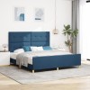 VidaXL Cadru de pat, albastru, 180x200 cm, textil