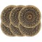 Gossi naproane, 6 buc., albastru inchis, 38 cm, iuta, rotund
