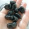 Lot 20 bucati pietre negre sticla decor decoratiuni proiecte