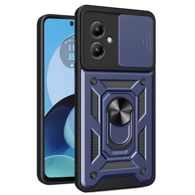 Husa Motorola Moto G14 protectie camera Techsuit CamShield Series, albastru foto