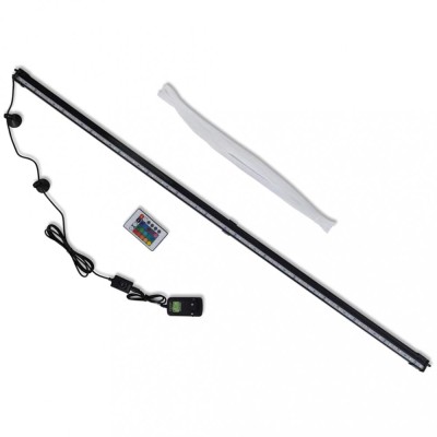 Lampă cu LED pentru acvariu cu bule RGB 107 cm foto