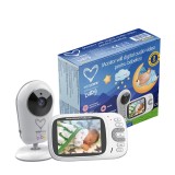 Monitor Bebelusi Video Digital EASYCARE BABY VB609, Wifi, Interfon, Muzica, Senzor Temperatura, Vedere Nocturna, Alarma, VOX