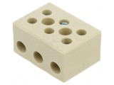 Regletă de Conexiuni cu Șurub 16mm2 450V 3 Piste
