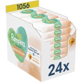 Servetele umede Pampers Harmonie Protect &amp;amp; Care cu galbenele, 24 pachete x 44, 1056 buc