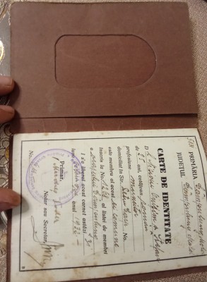 Carnet de Identitate 1932 foto