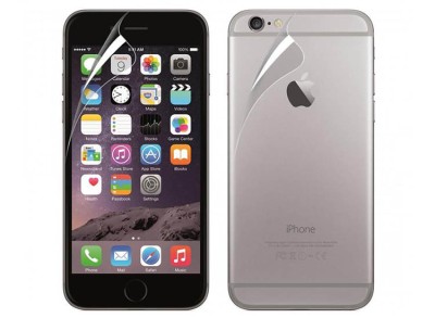 Folie sticla Apple iPhone negru foto