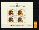 Portugalia, 1988 | Mijloace de transport - Trăsuri - Europa / CEPT | MNH | aph, Transporturi, Nestampilat
