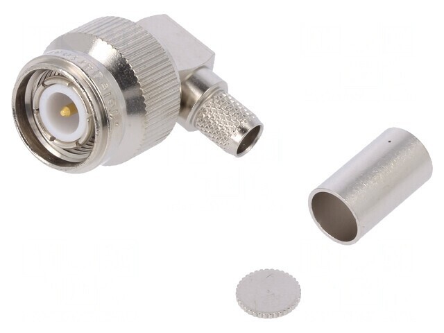 Mufă TNC tată unghi 90&deg; 50&Omega; PTFE