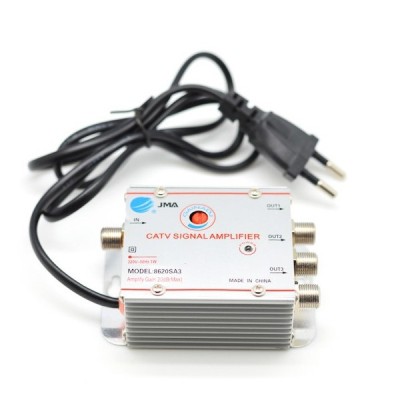 Amplificator Semnal TV 220V 3 Iesiri 8830D3T 20dB 12F016 XXM foto