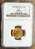 Moneda AUR 20 lei 1944, Ardealul Nostru, piesa de colectie, certificata de NGC cu gradul MS62
