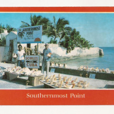 FA24-Carte Postala- SUA - Florida, Key West, Southernmost Point, circulata 1987