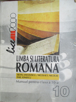 Limba si literatura romana. Manual clasa a 10-a foto