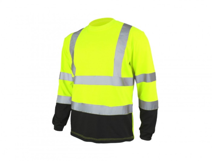 Bluza T-REF fluorescent galben cu dungi reflectorizante, marimea XXL, Artmas ART703009