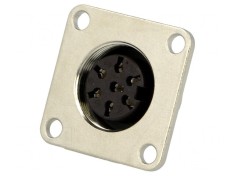 Conector M16 Soclu Mamă 7-PIN 5A 100V IP65/IP67