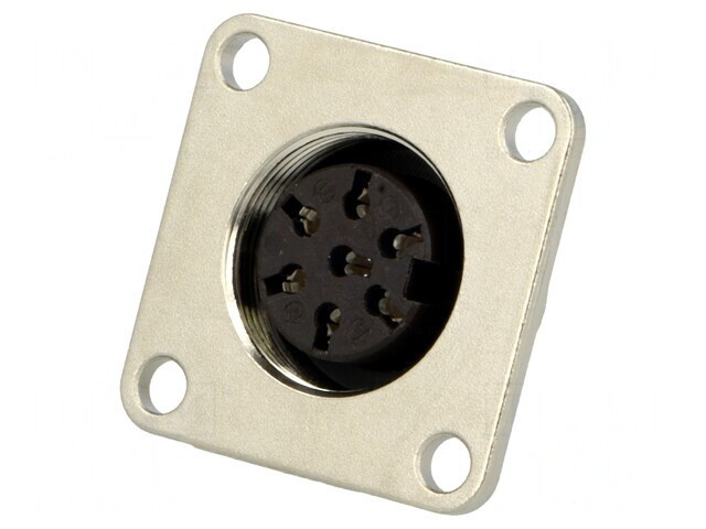 Conector M16 Soclu Mamă 7-PIN 5A 100V IP65/IP67