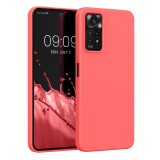 Husa Kwmobile pentru Xiaomi Redmi Note 11 Pro/Redmi Note 11 Pro 5G, Silicon, Roz, 57373.141, Carcasa