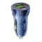 Incarcator Priza Auto Hoco Z47A, 2xUSB PD 30W Super Fast Charge, Albastru
