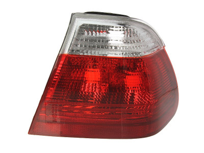 Stop spate lampa Bmw Seria 3 E46 SEDAN 06.1998-09.2001 BestAutoVest partea Dreapta, partea exterioara, fara suport becuri, rosu-alb foto