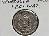 Venezuela 1 Bolivar 1960 - Argint (65), America Centrala si de Sud