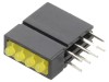 LED galben 1,8mm 4 diode 20mA 70&deg; 5-17mcd