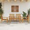 Gossi set lounge de gradina 5 piese din lemn masiv de salcam