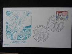 PAPA IOAN PAUL AL DOILEA-CRACIUN 1985- FDC foto