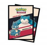 UP - Snorlax &amp; Munchlax Deck Protectors for Pokemon (65 Sleeves), Ultra PRO